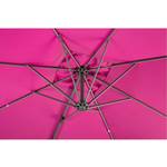 Parasol Rhodos Twist Tissu / Aluminium - Rose foncé