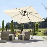 Parasol Rhodos Junior geweven stof/aluminium - Licht beige