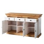 Dressoir Bergen I massief grenenhout - wit/loogkleurig grenenhout