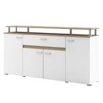 Dressoir Jutta wit/eikenhoutkleurig