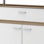 Dressoir Jutta wit - Sonoma eikenhoutkleurig