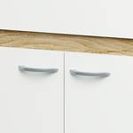 Dressoir Jutta eikenhoutkleurig/wit