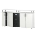 Dressoir Lara zwart/wit