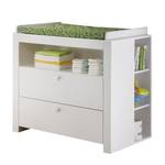 Meuble bas OLIVIA 1 articles Blanc - Bois massif - 25 x 93 x 32 cm