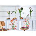 Chemin de table Springtime Tissu - Blanc / Orange