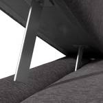 Arm- & Rückenlehnenelement Roxbury Stoff Kiara: Grau - 100 x 26 cm