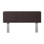 Arm- en rugleuningelement Roxbury geweven stof - Stof Naya: Bruin - 100 x 26 cm