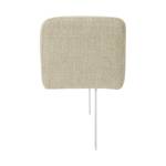 Arm- en rugleuningelement Roxbury geweven stof - Stof Naya: Lichtbeige - 100 x 26 cm