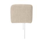 Arm- en rugleuningelement Roxbury geweven stof - Stof Kiara: Beige-Grijs I - 60 x 26 cm