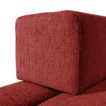 Arm- en rugleuningelement Roxbury geweven stof - Stof Kiara: Rood - 60 x 26 cm