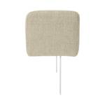 Arm- en rugleuningelement Roxbury geweven stof - Stof Naya: Lichtbeige - 60 x 26 cm