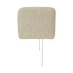 Arm- en rugleuningelement Roxbury geweven stof - Stof Naya: Lichtbeige - 74 x 26 cm