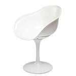 Chaise à  accoudoirs Forum Trumpet Matériau synthétique Blanc