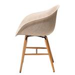 Chaises Forum Wood (lot de 4) Matériau synthétique / Hêtre massif - Beige