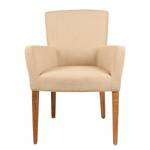 Sedia con braccioli Gallagher Cotone Beige