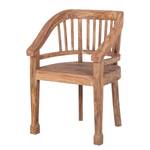 Sedia con braccioli indra legno massello di palissandro indiano