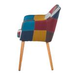 Chaise à accoudoirs NICHOLAS Tissu Cors: Patchwork: Multicolore - 1 chaise