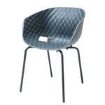 Chaises Radar Bubble (lot de 4) Matériau synthétique - Anthracite