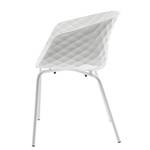 Chaises Radar Bubble (lot de 4) Matériau synthétique - Blanc