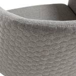 Chaise à accoudoirs Terlan II Tissu / Acier - Gris clair