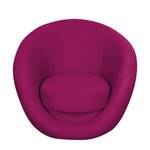 Fauteuil pivotant Marvin Tissu rose