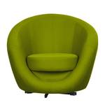 Fauteuil pivotant Marvin Tissu - Vert