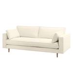 Sofa Momi (3-Sitzer) Webstoff Stoff Moretey: Cremeweiß