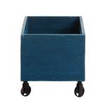 Caisse de rangement Alveston blauw massief mangohout