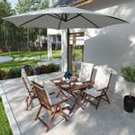 Parasol Shedo geweven stof/aluminium