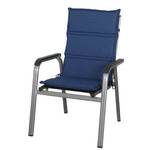 Kussen voor lage stoelen Carla geweven stof - Zeeblauw