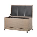 Auflagenbox Rattanesco Puca aus Polyrattan- in  Braun