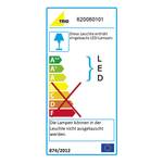 Illuminazione da esterni LED Newa 1 luce - Alluminio/Materiale sintetico - Color argento