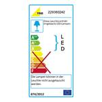 Lampada da parete per esterni Tamigi Color antracite 2x3 W LED 2 luci Alluminio/Materiale sintetico argento