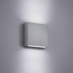 LED-Außenleuchte Thames Aluminium / Kunststoff - Silber - 2-flammig