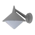 Luminaire d'extérieur Manhattan 1 ampoule Métal Gris