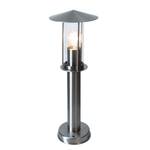 Luminaire d'extérieur sur socle Rural 1 ampoule Argenté Métal