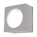 Lampada parete e soffitto per esterni Square - 1 luce Color argento Alluminio