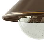 Buitenwandlamp Albacete glas/staal - 1 lichtbron - Espressokleurig