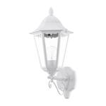 Buitenwandlamp Navedo II glas/aluminium - 1 lichtbron - Wit