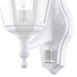 Buitenwandlamp Navedo III glas/aluminium - 1 lichtbron - Wit