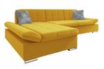 Ecksofa Malwi Premium Gelb - Ecke davorstehend links