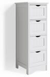 Badschrank Bianco 31127 Weiß - 30 x 81 x 30 cm