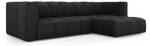 modulares Ecksofa SERENA 3 Sitzplätze Schwarz