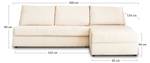 Canapé d'Angle Convertible PALMIRA Beige