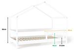 Lit cabane HYTTE HB001 Blanc