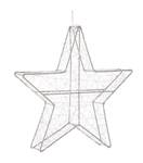 Éclairage de Noël en forme de étoile Blanc Classique, Argent (Ø28)