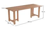 Tables & Bureau Padar Marron - Bois massif - 200 x 75 x 80 cm