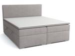 Boxspringbett Doppelbett Ennis Hellgrau - Breite: 180 cm