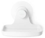Porte savon Flex Blanc - Matière plastique - 10 x 8 x 13 cm