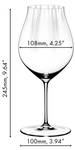 Pinot Noir + Tuch Performance 2er Set Glas - 11 x 25 x 11 cm